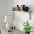 BERGSHULT Shelf, grey-beige, 80x20 cm