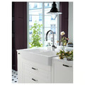 HAVSEN Sink bowl, 2 bowls w visible front, white, 82x48 cm