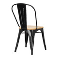 Chair Paris Wood, black, pine natural