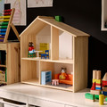 HUSET Dollhouse furniture and figures, living room/kitchen multicolour