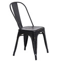 Metal Chair Paris Antique, black