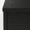ÖSTAVALL Adjustable coffee table, black, 90 cm