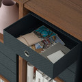PALLRA Mini chest with 3 drawers, black, 33x26 cm