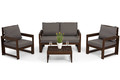 Outdoor Furniture Set MALTA, dark brown/graphite