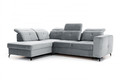 Corner Sofa-Bed Left Belavio L Grey Monolith 84