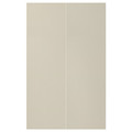 HAVSTORP 2-p door f corner base cabinet set, beige, 25x80 cm