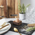 Egg Stand, round, acacia