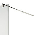 Cooke & Lewis Shower Walk-in Panel Onega 120cm, chrome/pattern
