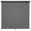 SKOGSKLÖVER Roller blind, grey, 60x195 cm