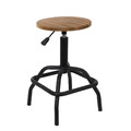 Bar Stool Rawe, natural/black