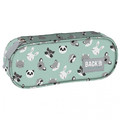 Pencil Case Oval with Zipper Animals
