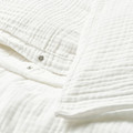 SCHERSMIN Duvet cover and pillowcase, white, 150x200/50x60 cm