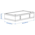 SKUBB Storage case, white, 90x53x19 cm