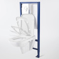 Grohe Concealed Toilet Frame Serel, with Rimless Bowl & Soft-close Toilet Seat