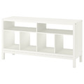 KALLAX Tv bench with underframe, white, 147x39x78 cm