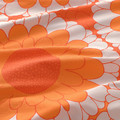 KRANSMALVA Duvet cover and 2 pillowcases, orange, 200x200/50x60 cm