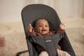 BABYBJÖRN Bouncer Balance Soft Woven/Jersey Tri Fabric, Dark Grey