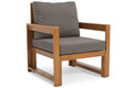 Outdoor Furniture Set MALTA, brown/graphite