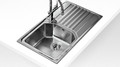Teka Inset Stainless Steel Sink with 1 Bowl and 1 Drainer PREMIUM 1B 1D