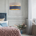 Pendant Lamp Goldie Duo 1 x E27, dark blue