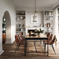 Designer Chair Vladi, brown