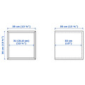 EKET Wall-mounted storage combination, white, 105x35x70 cm