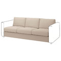 VIMLE Cover for 3-seat section, Hallarp beige