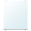 NYSJÖN Mirror with shelf, white, 50x60 cm