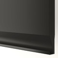 METOD Wall cabinet for microwave oven, black/Upplöv matt anthracite, 60x80 cm