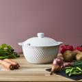 Soup Vase, Spoon & 6 Bowls