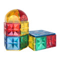Cleverclixx Magnetic Tiles Curved Dome Pack Intense 47 pieces, 3+