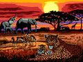 Ravensburger Painting By Numbers CreArt African Landscape 7+