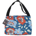 Thermal Lunch Bag Flower, blue-orange