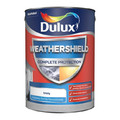 Dulux Exterior Paint Weathershield All Weather Protection Smooth Masonry Paint 5l white