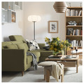 SLATORP 3-seat sofa with chaise longue, Vissle yellow-green