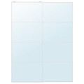 AULI Pair of sliding doors, mirror glass, 150x201 cm