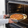 HEMMABAK Pizza tray, grey, 34 cm