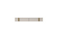 Wall-Mounted Console Table Dresser Verica, cashmere/gold handles