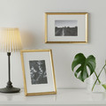 SILVERHÖJDEN Frame, gold-colour, 21x30 cm