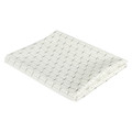 Tablecloth Geometric Dore 140x250cm, white/silver