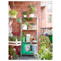 HYLLIS Shelf unit, indoor/outdoor galvanized, 60x27x140 cm