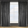 Curtain Rosa 135 x 300 cm, black