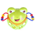 Bam Bam Animal Rubber Ball with Rattle Frog 6m+