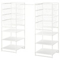 JONAXEL Frame/wire baskets/clothes rails, 142-178x51x139 cm