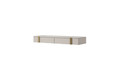 Wall-Mounted Console Table Dresser Verica, cashmere/gold handles