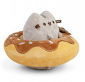 Soft Plush Toy Pusheen in a Chocolate Donut