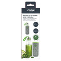 Water Bottle with Neoprene Cover 400ml, green