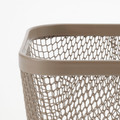 IKEA 365+ Food storage basket, metal/light grey-brown, 14x14x10 cm