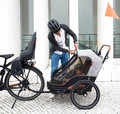 Bobike Trailer Multifunctional Bicycle Trailer & Stroller Moobe 2in1, grey