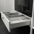 ENHET Base cabinet for oven with drawer, white, 60x60x75 cm